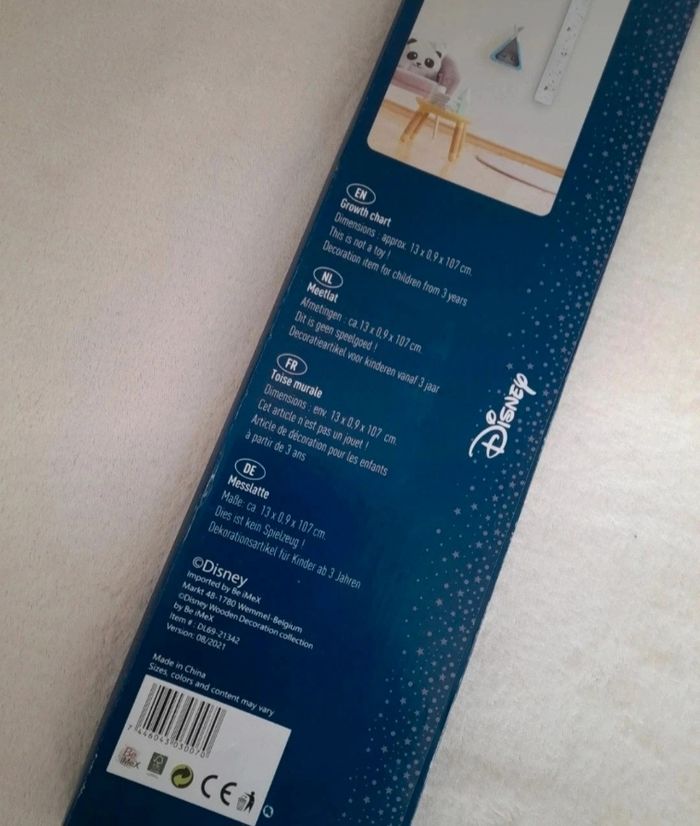 🧸Décoration chambres d'enfants régle de mesure murale Disney - photo numéro 3