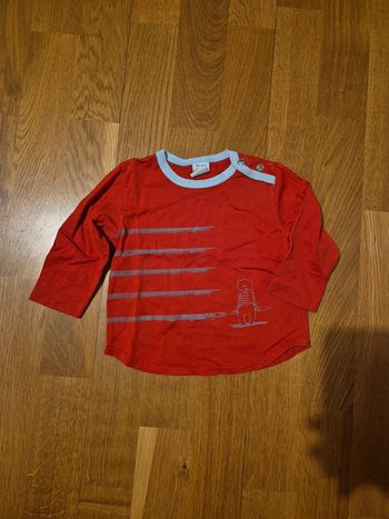 Tee-shirt rouge petit bateau 12 mois