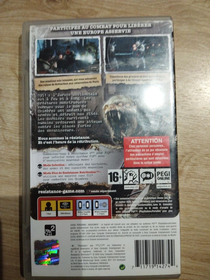 Resistance retribution psp - photo numéro 2