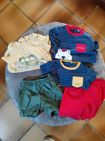 Lot vêtements été 6 mois