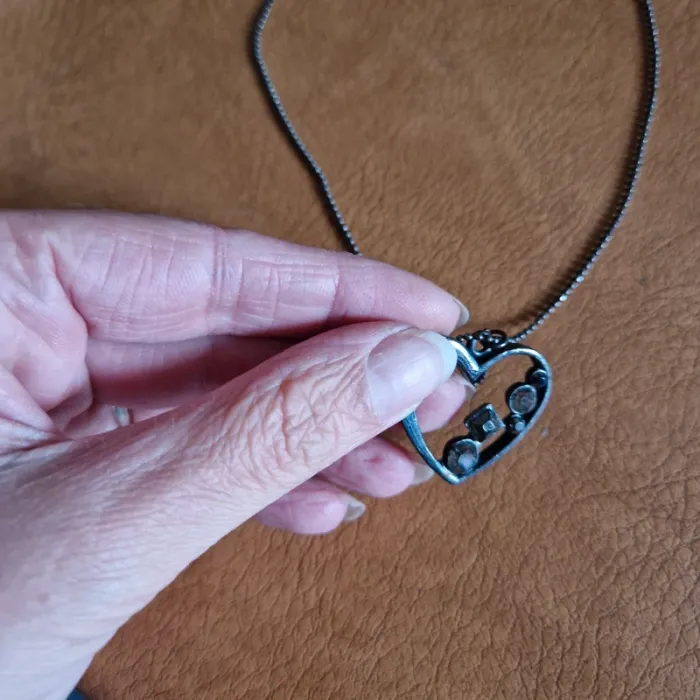 Collier fantaisie coeur - photo numéro 2