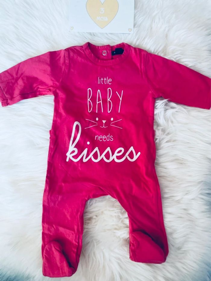 3 mois - lot 2 pyjamas coton - photo numéro 4