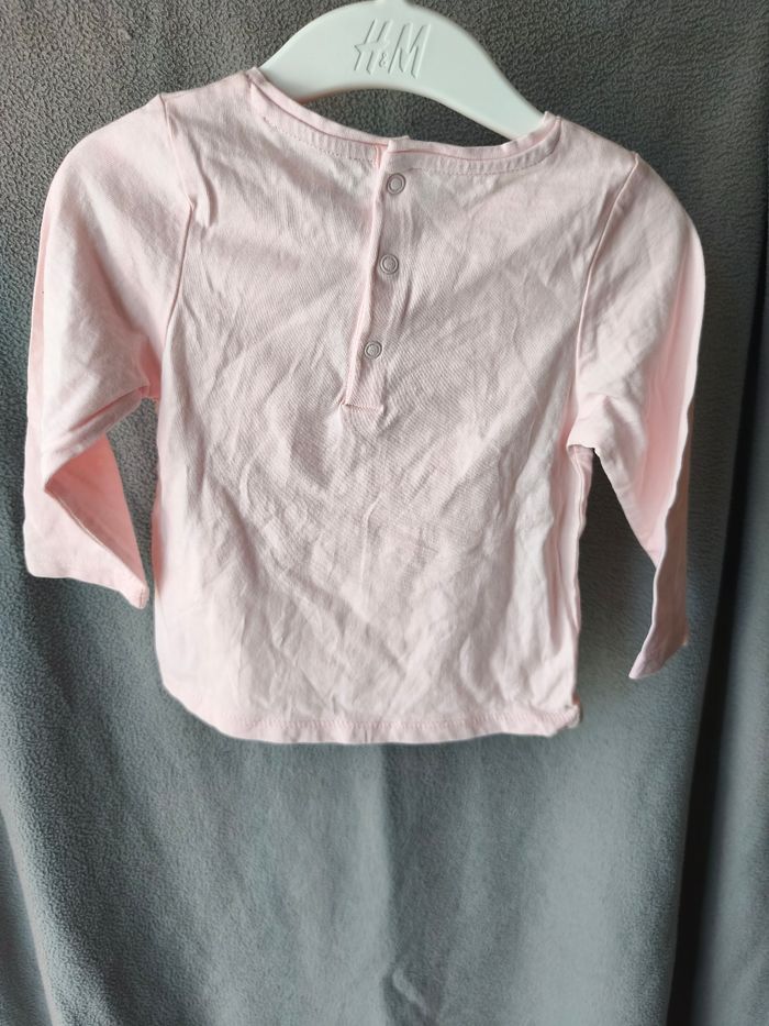 T-shirt bébé fille Obaïbi taille 12 mois - photo numéro 2