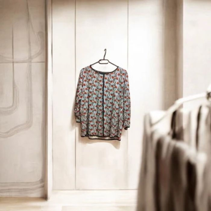 Blouse Élégante à Motifs Ondulés Christine Laure