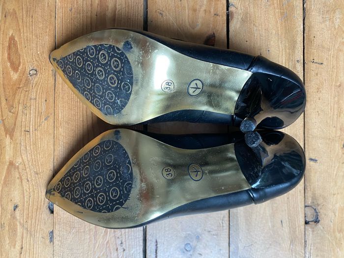 Escarpins noir talons aiguilles 38 Mosquitos - photo numéro 7