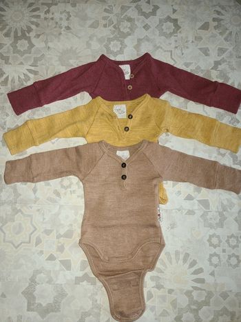Lot 3 body manche longue
