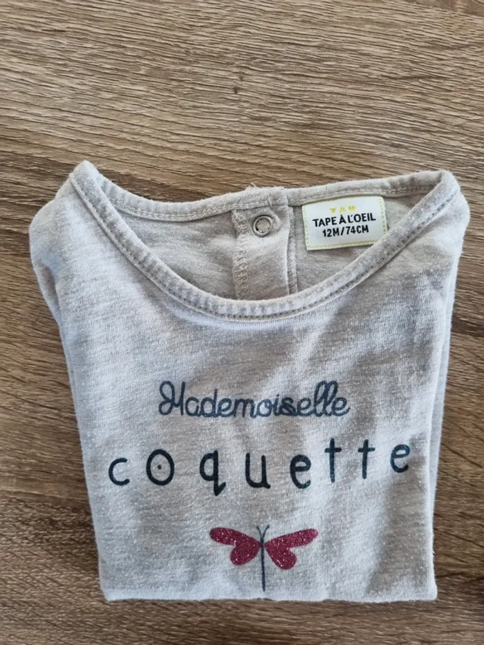 L'eau de 3 t-shirt manches longues fille marque Tape à l'oeil - photo numéro 2
