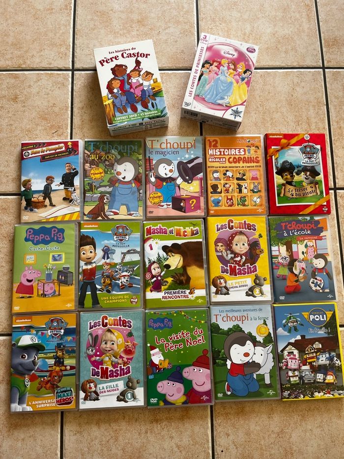 Lot dvd dessin animé
