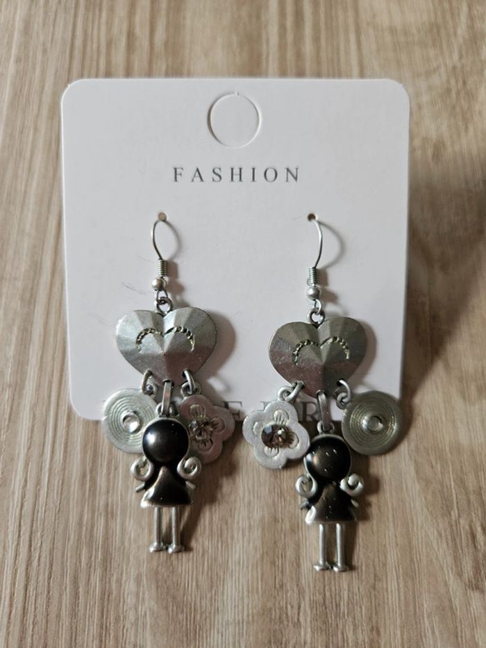 Boucles d'oreilles fantaisie