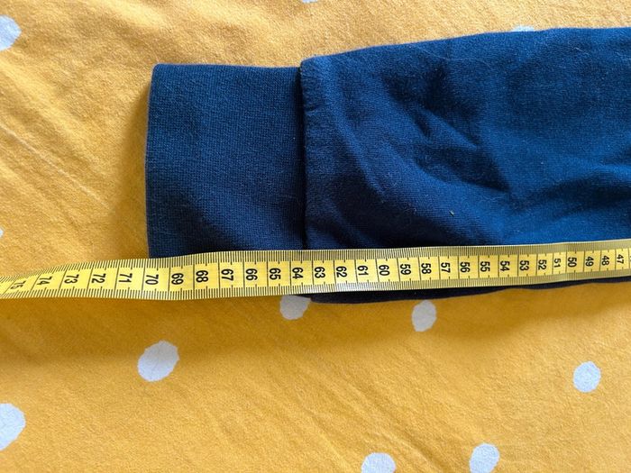 Sweat-shirt bleu marin et jaune - en coton jack & jones - taille L - photo numéro 9