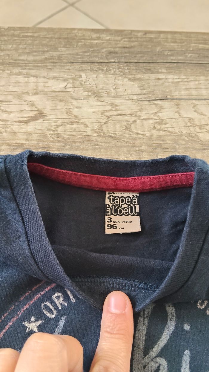Tee-shirt manches longues 3ans - photo numéro 3