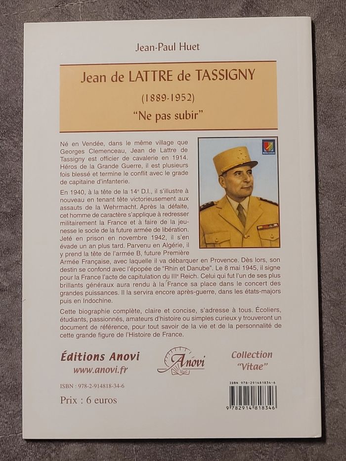 Jean De Lattre De Tassigny 1889 1952 - Ne Pas Subir Huet Jean Paul - photo numéro 2