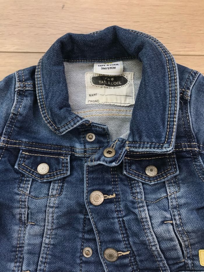 Veste en jean 3m - photo numéro 2
