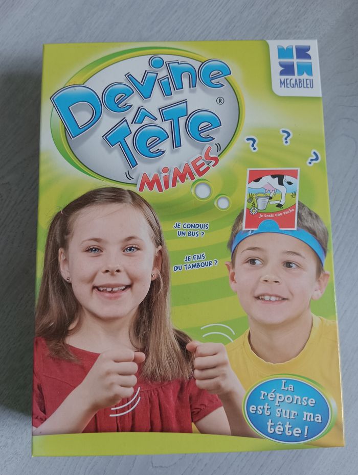 Jeu Devine tête Mégableu en Tbe