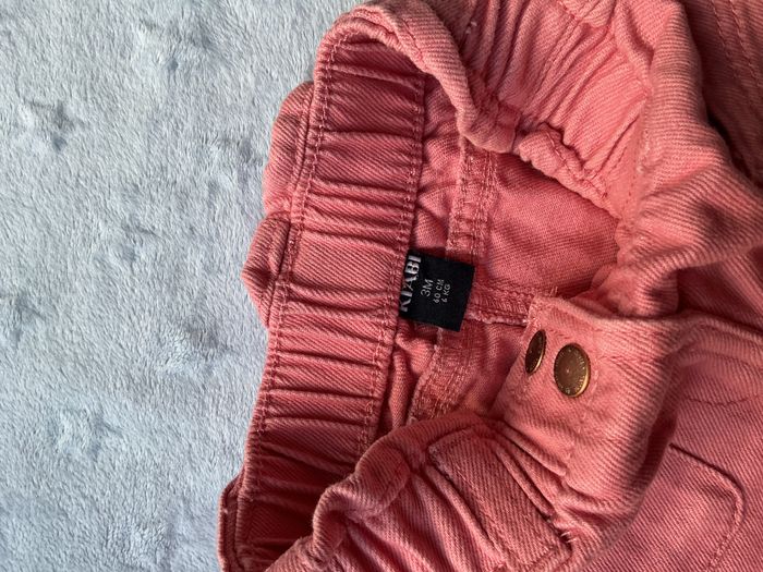 short en jean rose taille élastique 3 mois kiabi - photo numéro 7