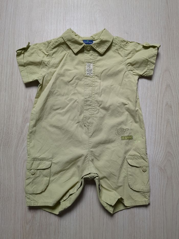 Combishort verte Sergent Major 9 mois