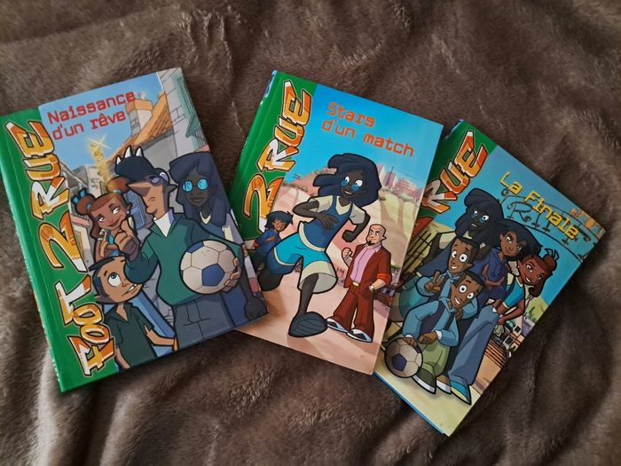 Lot de 3 livres Foot 2 rue