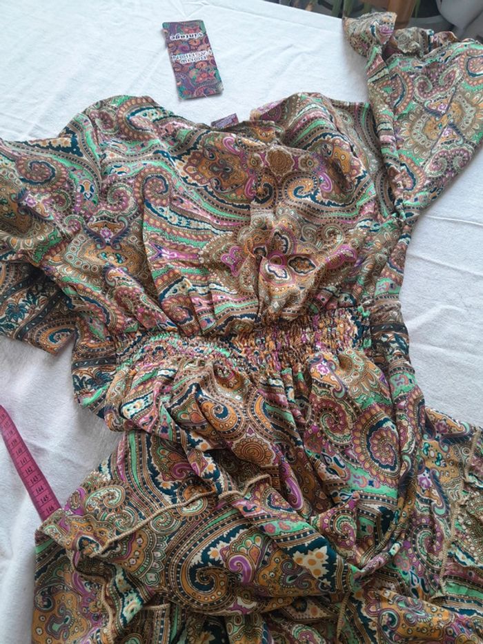 Magnifique robe bohème en soie Boho Fashion - photo numéro 7