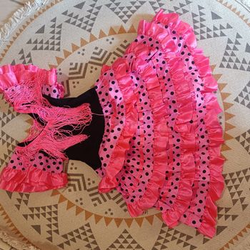 Robe flamenco rose