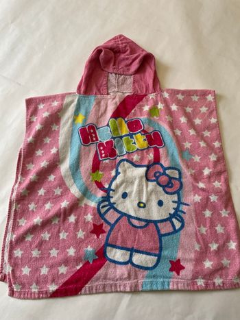 Poncho cape de bain hello kitty
