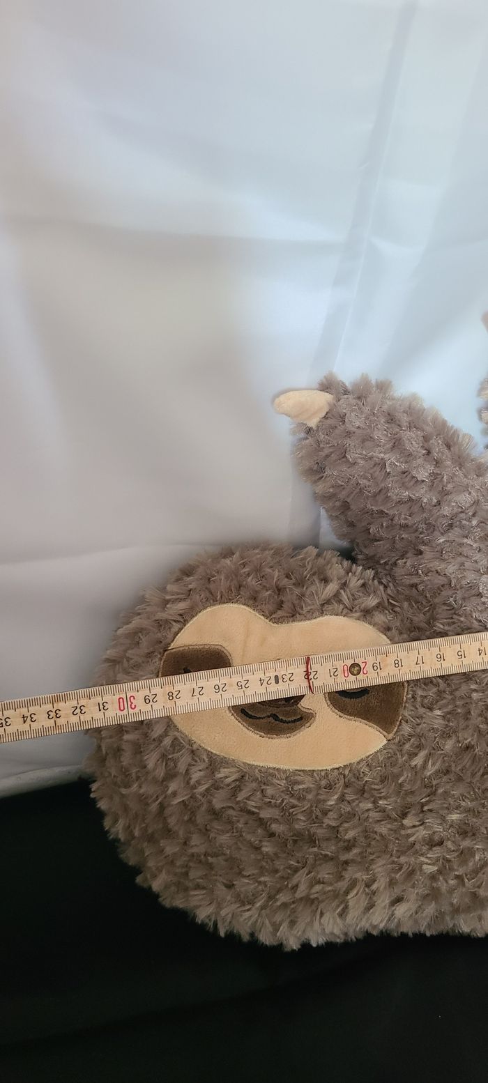 Oreiller paresseux en peluche Mania - photo numéro 4