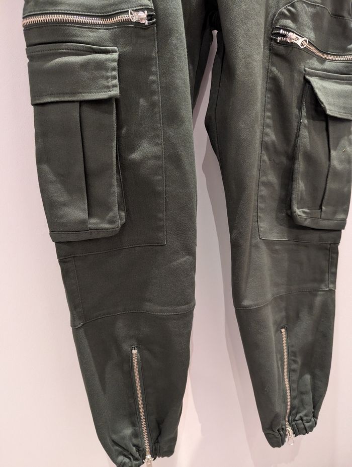 Pantalon jogging cargo kaki Sedan Taille S - photo numéro 3