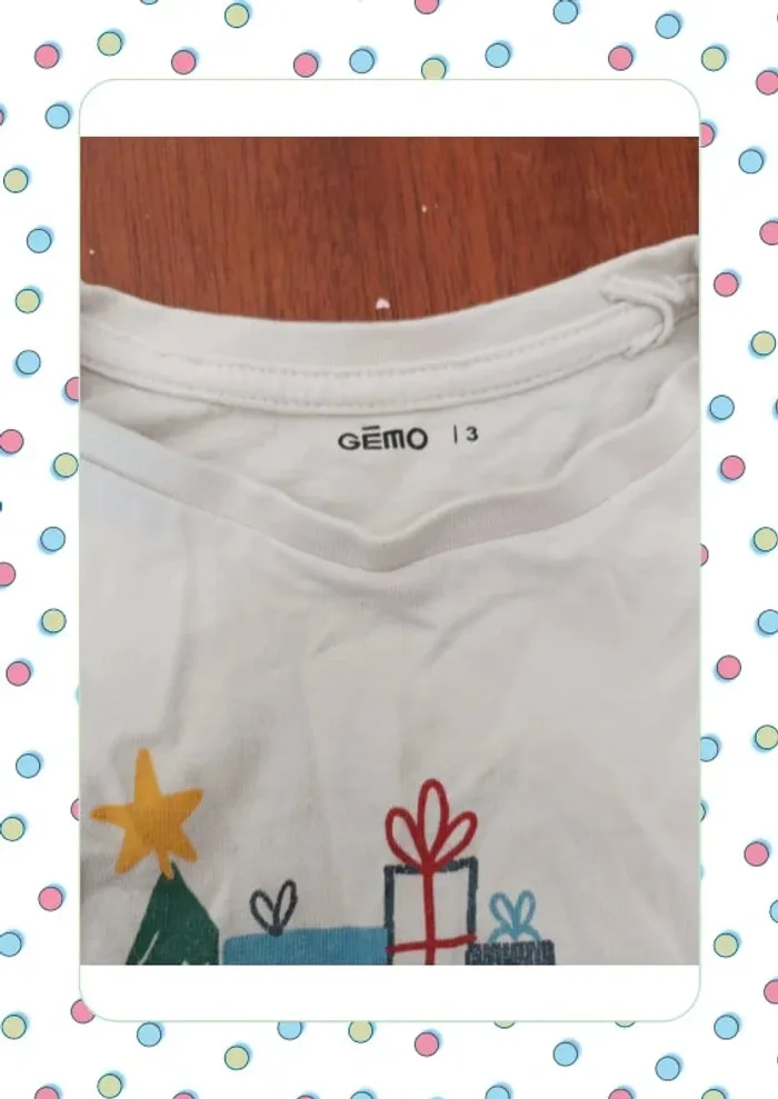 2 Tee shirt manches longues noël - photo numéro 4