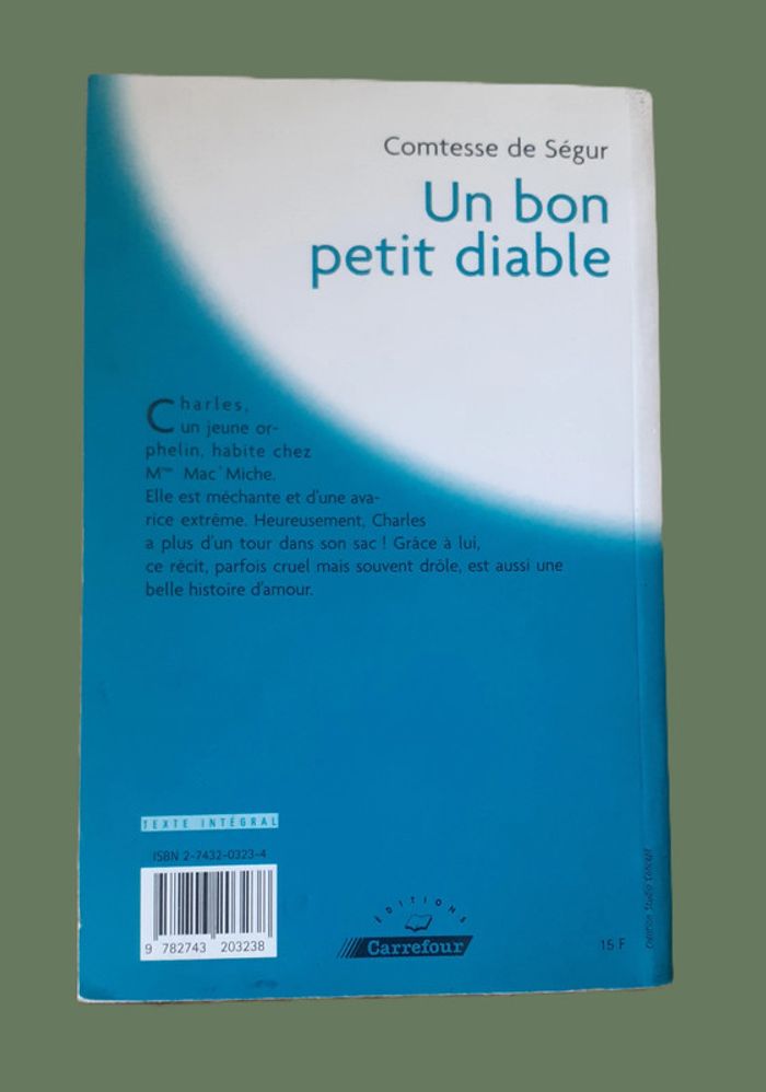 Livre : Un bon petit diable. Comtesse de Ségur. - photo numéro 2