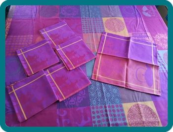 Nappe et serviette maisons du monde