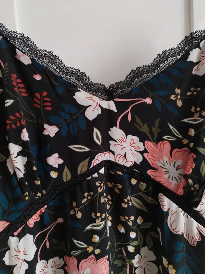 Robe longue motifs floraux - photo numéro 4