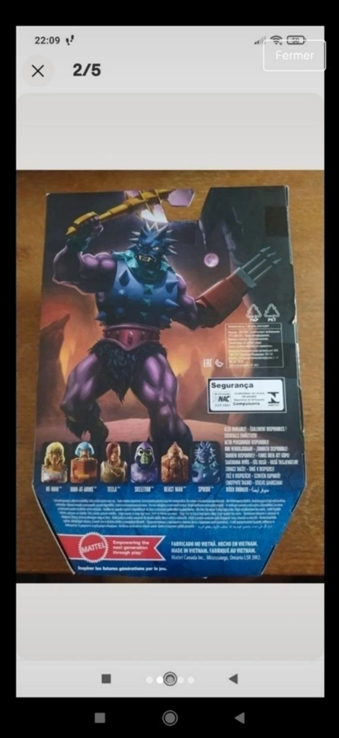 MOTU Masters of the universe revelation Spikor Mattel 2021 masterverse Netflix - photo numéro 2