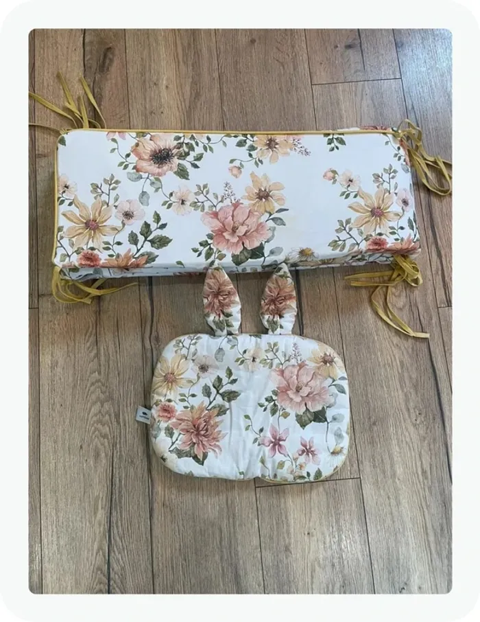 Ensemble de lit bébé fille Jardin Anglais