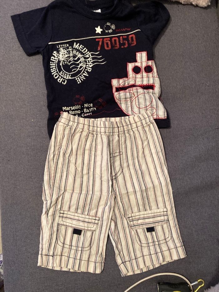 Ensemble tee-shirt petit pantalon léger