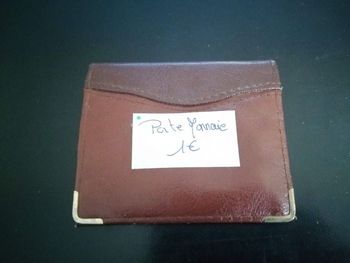 porte monnaie marron