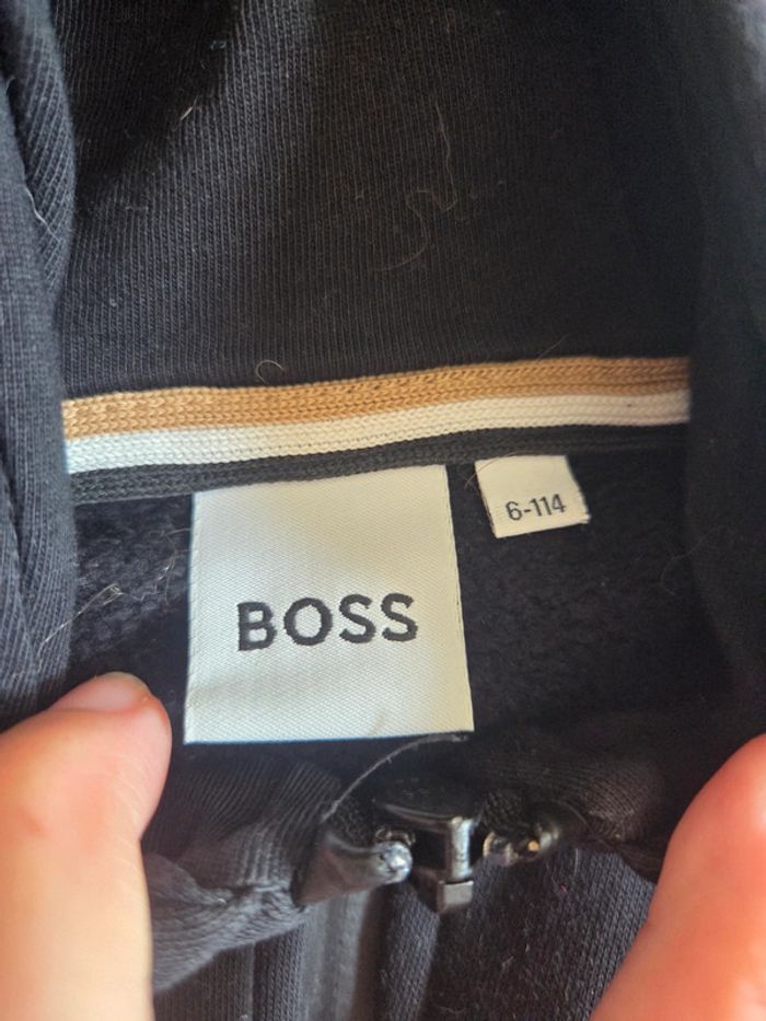 Gilet zippé boss 6ans - photo numéro 2