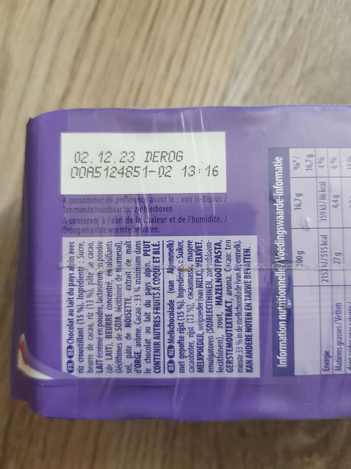 Tablettes milka riz croustillant - photo numéro 3