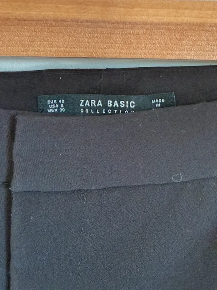 Pantalon de tailleur Zara noir - photo numéro 4