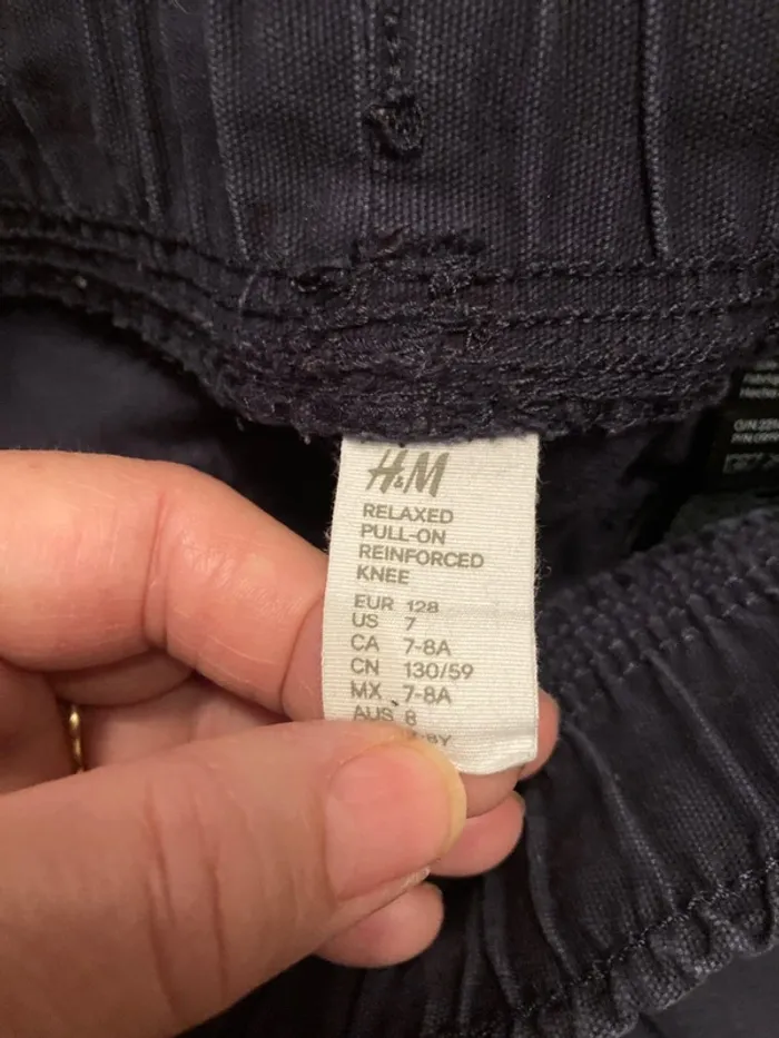 Pantalon bleu marine 7ans H.M - photo numéro 5