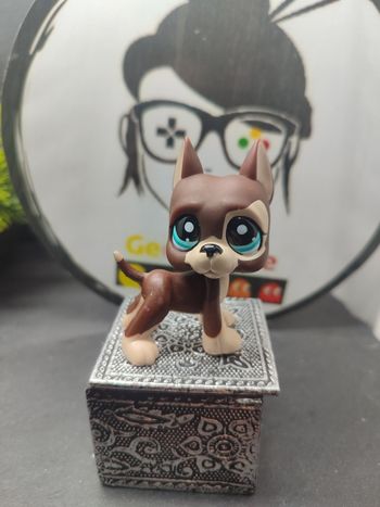 Lps01124 My Littlest Petshop Pet Shop LPS Authentic  dog Great Dane 817 Danois