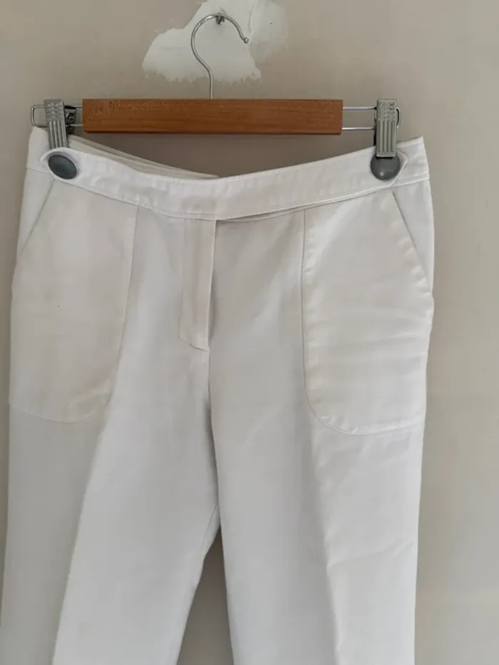 Pantalon ba&sh Wally écru - photo numéro 2