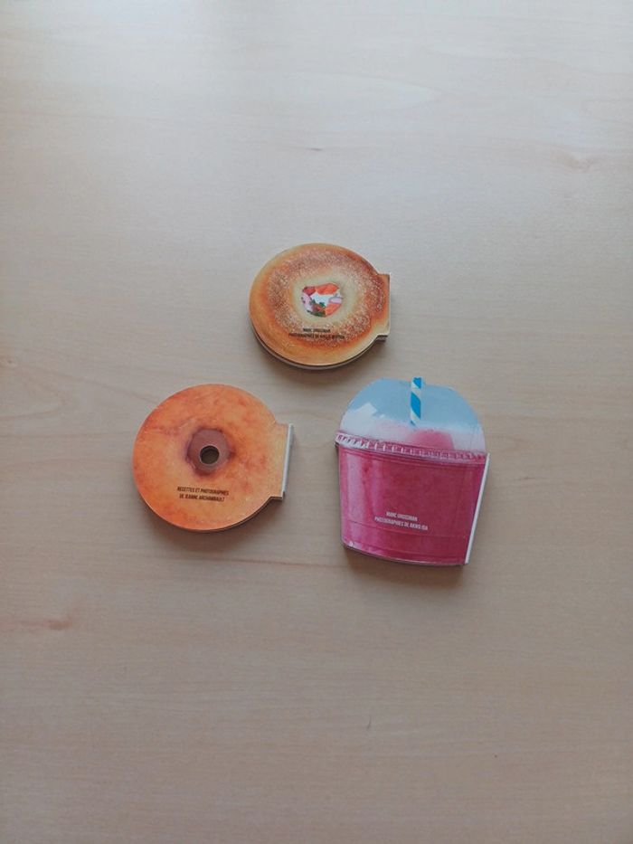 Lot de 3 mini livres de cuisine - photo numéro 2