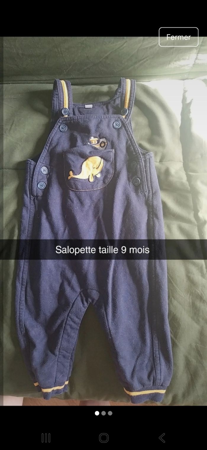 Lot 3 salopettes