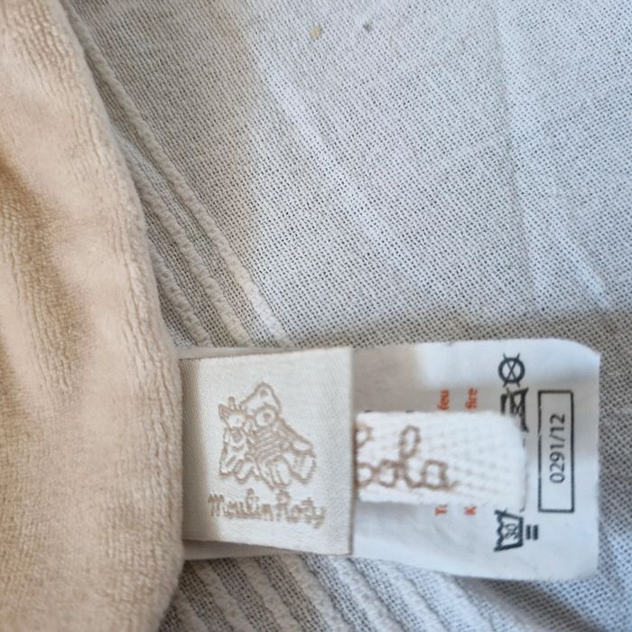 Doudou plat Ourson Basile et Lola Moulin roty - photo numéro 5