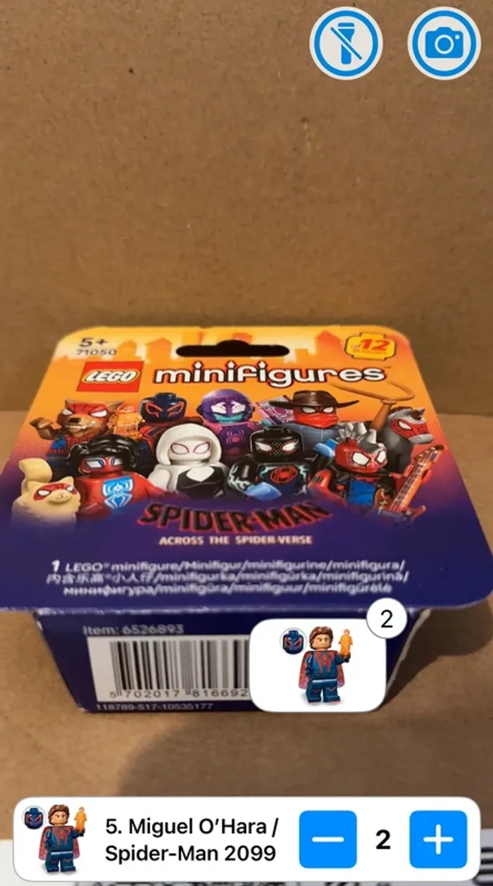 71050 LEGO Minifigures - spider-man