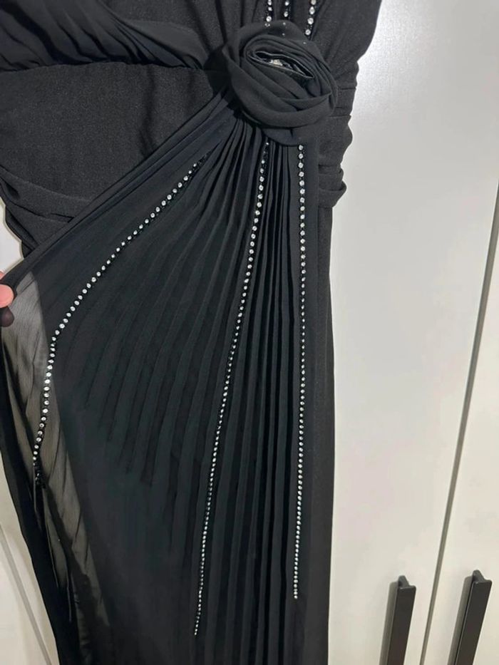 Robe noire pour soirée chic Taille S - photo numéro 5