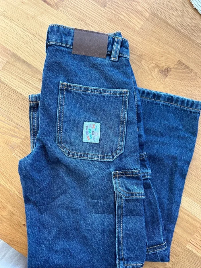 Kiabi - Jeans cargo - 8 ans - neuf - photo numéro 4