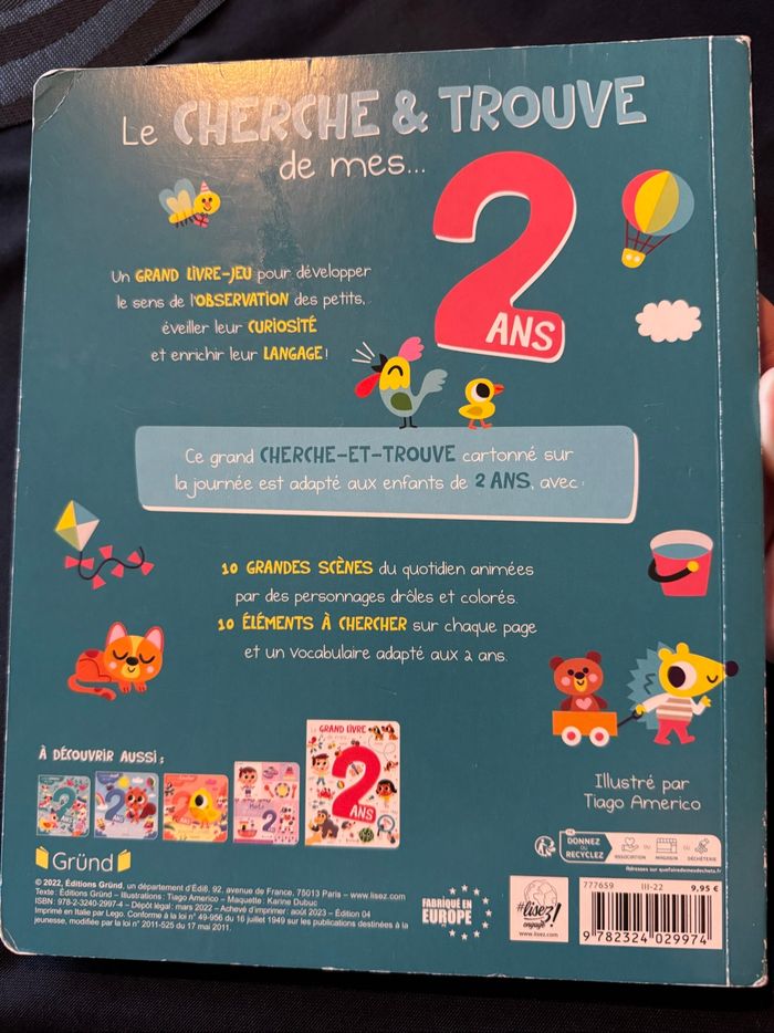 Livre Cherche et Trouve  de mes 2 ans - photo numéro 5