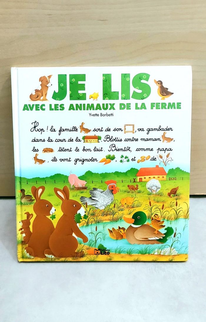 🌺 Livre : Je lis avec les animaux de la ferme
