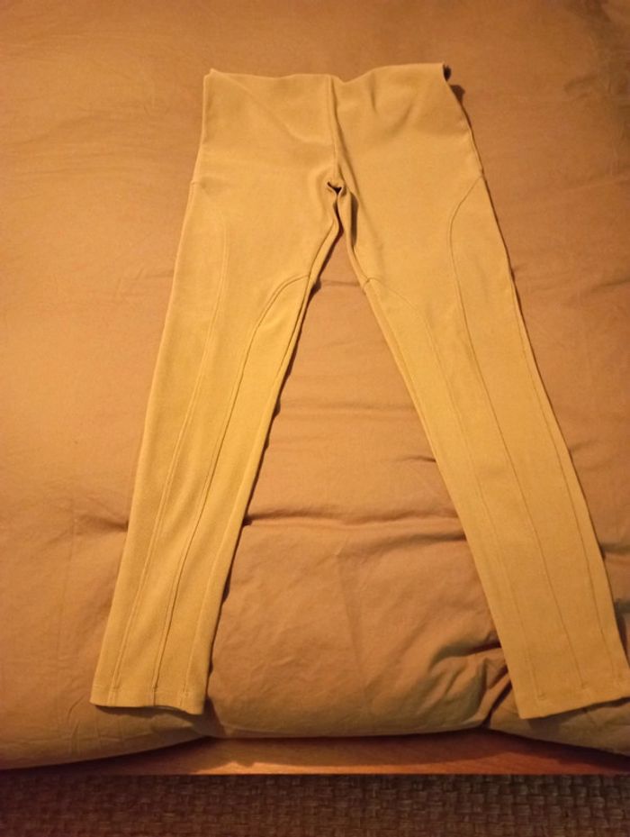 Pantalon legging beige - photo numéro 3