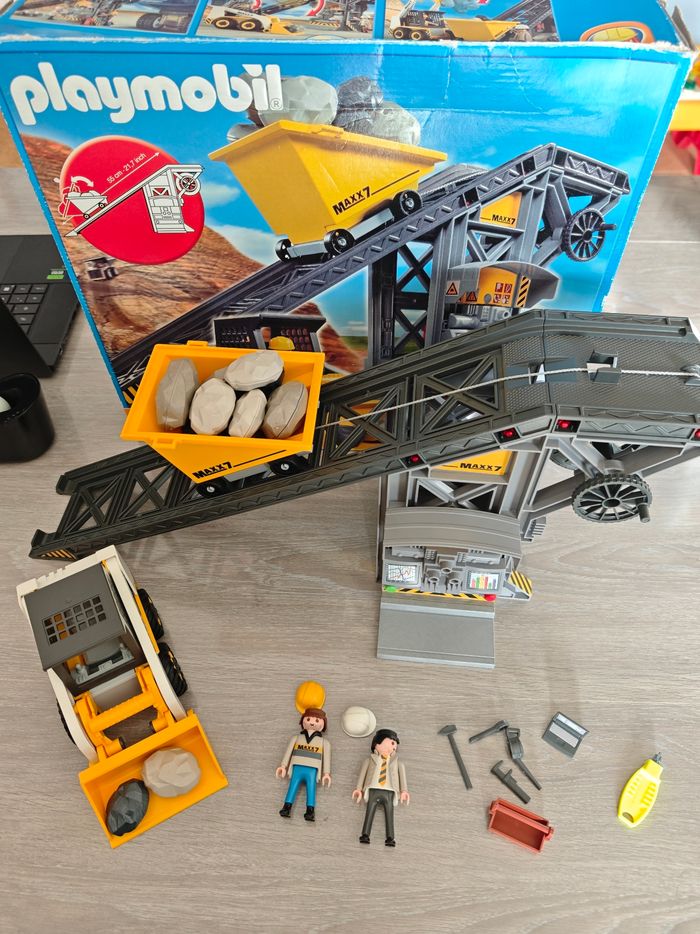 Playmobil 4041 convoyeur avec pelleteuse - photo numéro 3